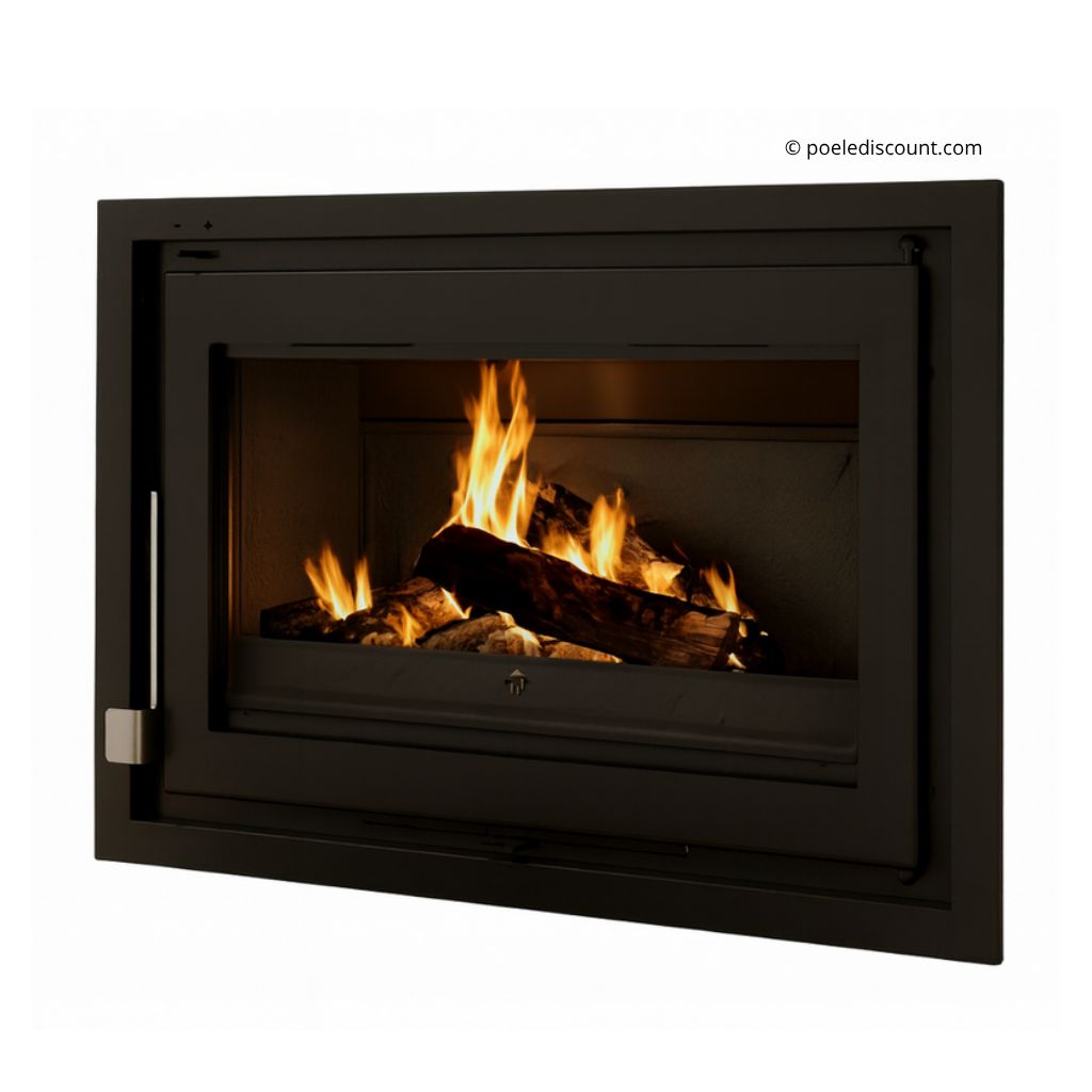 Insert à bois ventilé - FIREMATIC Waco fonte 12.6 kW