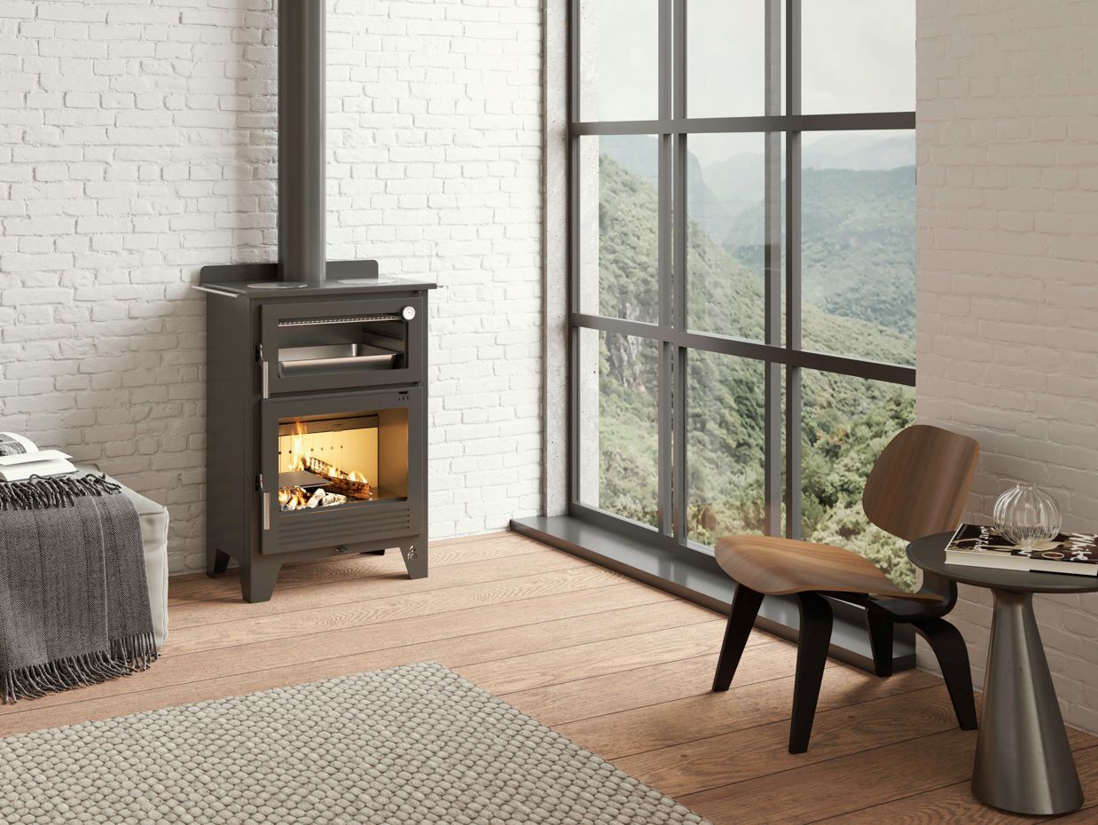 Cuisinière à bois avec four - FIREMATIC Montana 9.5 kW