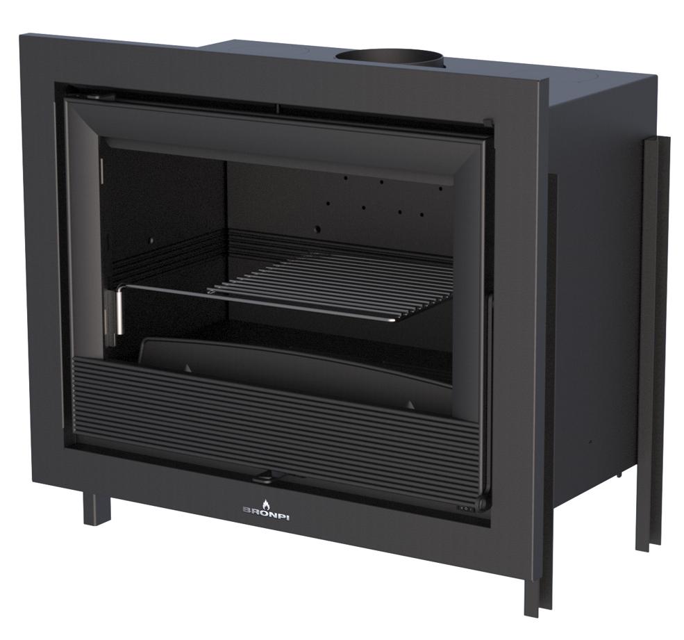 Insert à bois ventilé canalisable - BRONPI Paris 70 12 kW