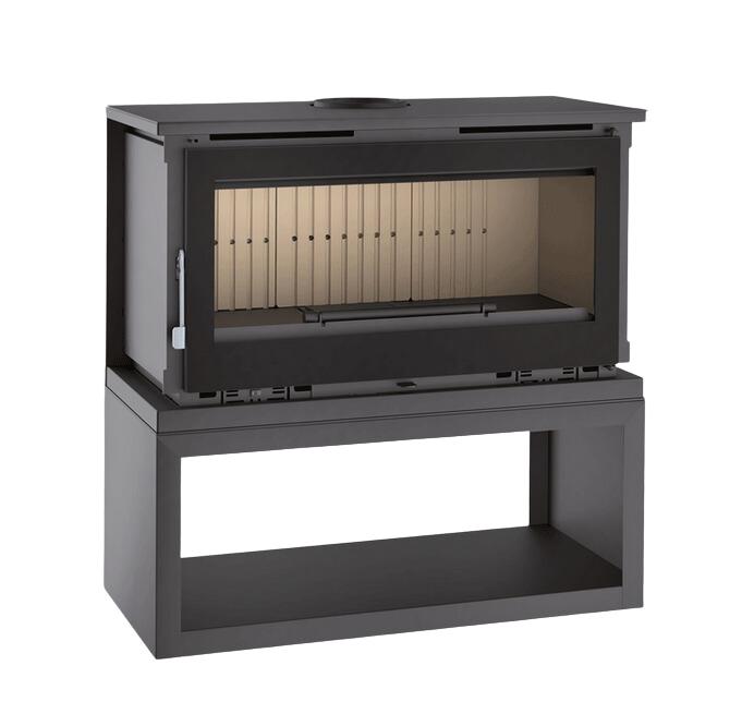 Poêle à bois raccordable avec bûcher - FIREMATIC Toronto - S 12.6 kW