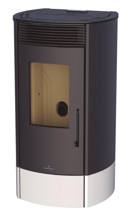 Poêle à granulés canalisable - BRONPI Trebol 8 kW