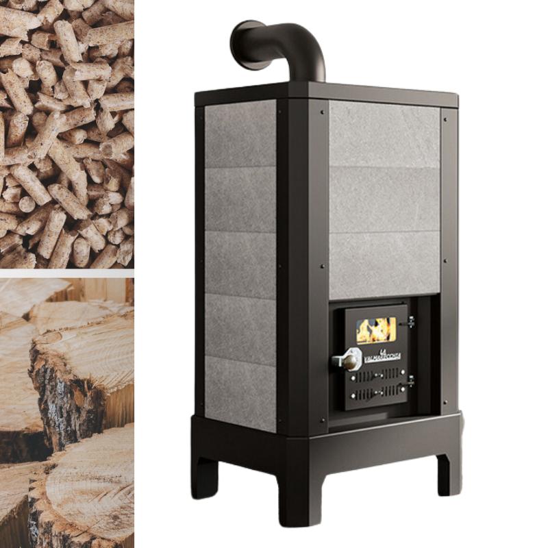 Poêle à bois de masse - LA VALMARECCHIA V100S 20 kW