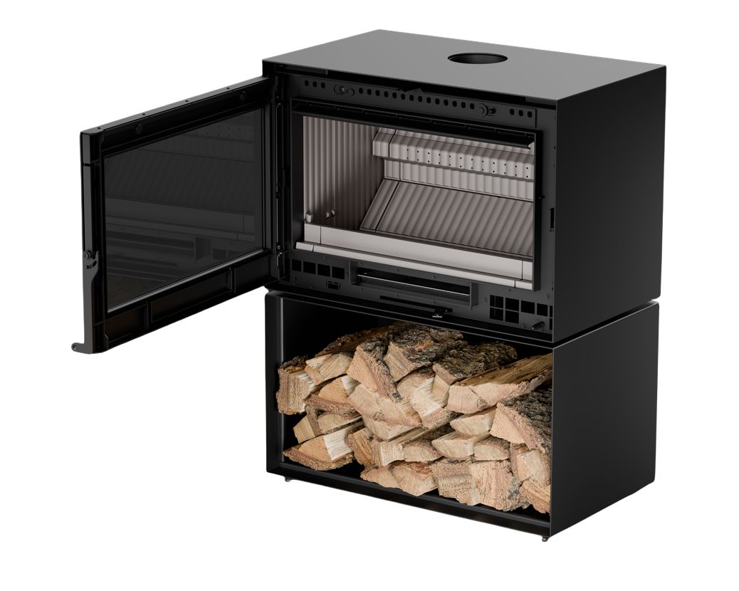 Poêle à bois raccordable - THERMOROSSI Fullmoon 10.6 kW
