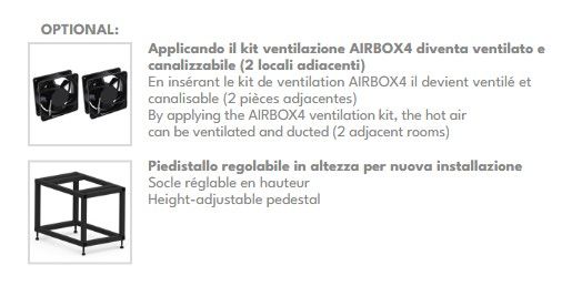 Insert à bois premium - THERMOROSSI Skyline 1000 7.9 kW