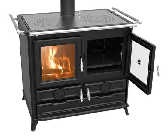 Cuisinière à bois en fonte - THERMOROSSI Klara Evo 12.1 kW