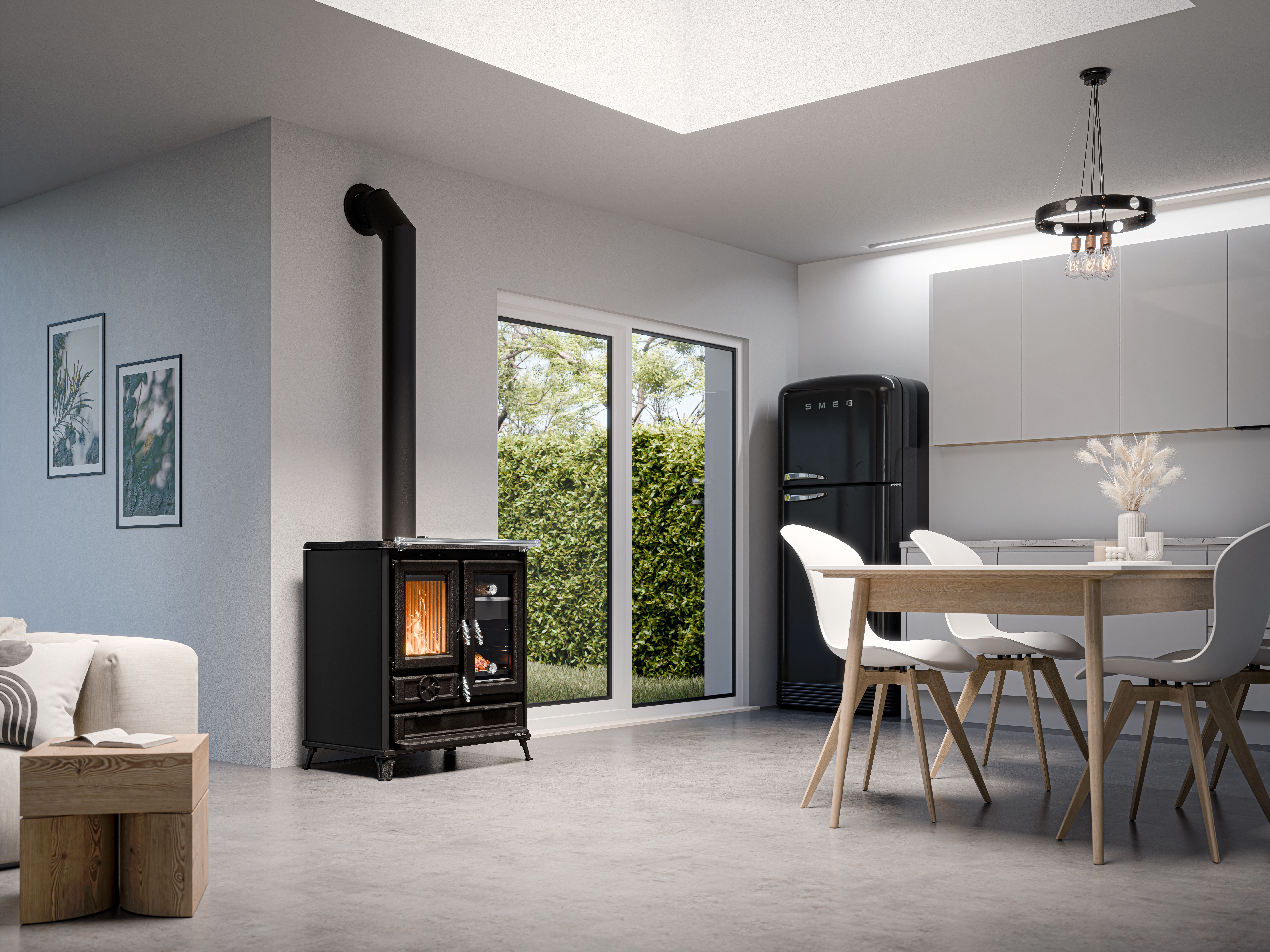 Cuisinière à bois - THERMOROSSI Klarissa Evo 7.8 kW