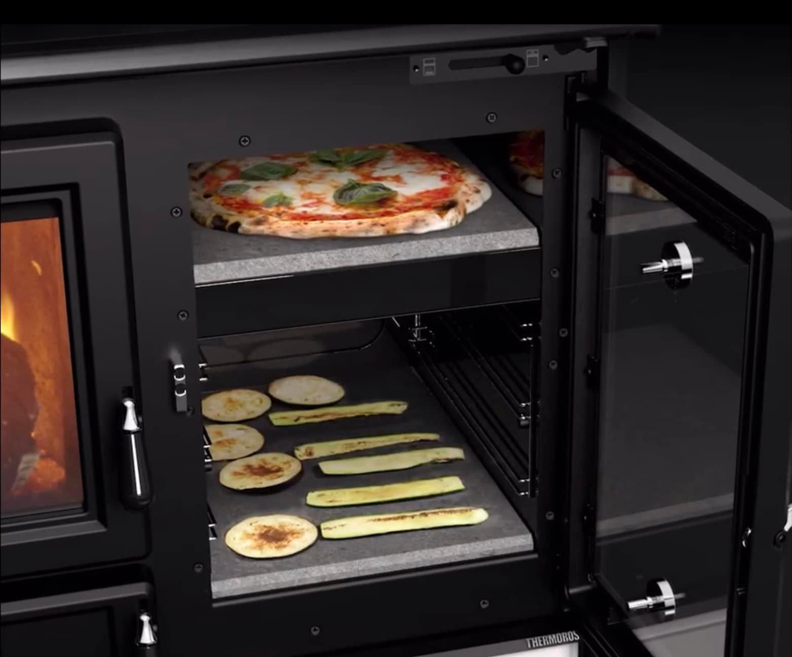 Cuisinière à bois en fonte - THERMOROSSI Margot Evo 12.1 kW