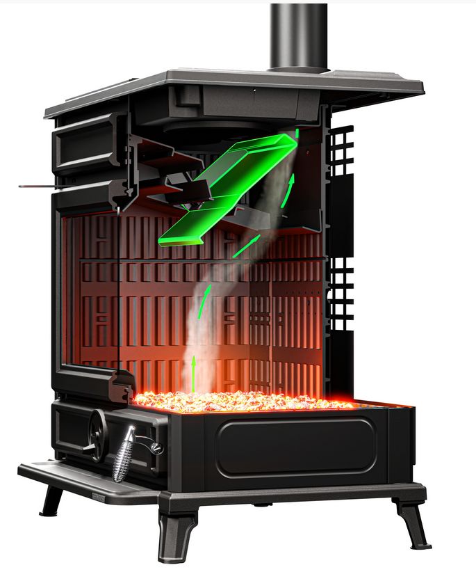 Insert à bois premium - THERMOROSSI Skyline 540 10.7 kW