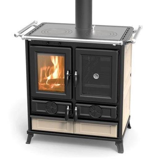 Cuisinière à bois en céramique - THERMOROSSI Violetta Evo 8.2 kW